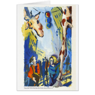 Cartão Girafa em NYC