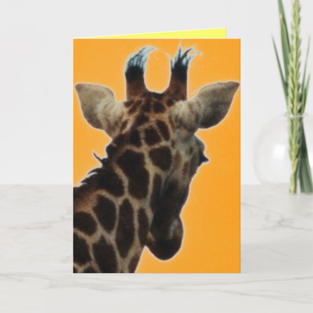 Cartão giraffe birthday card (Frente)