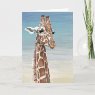 Cartão Giraffe Note Card
