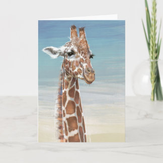 Cartão Giraffe Note Card