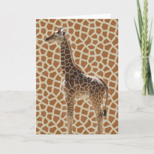 Cartão Giraffe Note Card