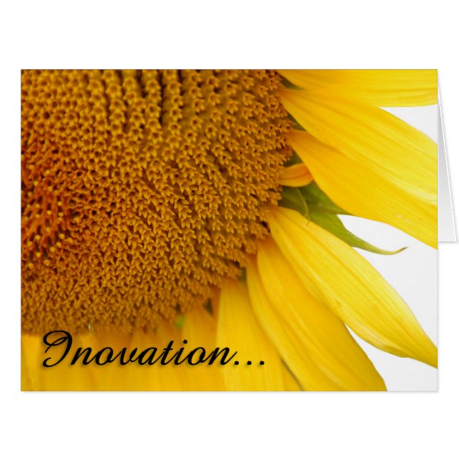 Cartão Girassóis (Frente horizontal)