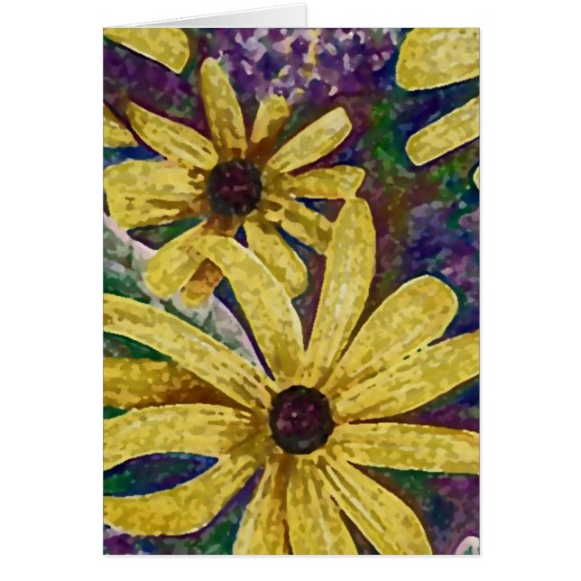 Cartão Girassóis (Frente)