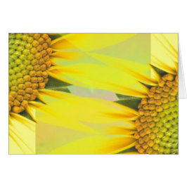 Cartão Girassóis da primavera