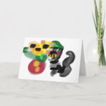 Girassóis gato preto