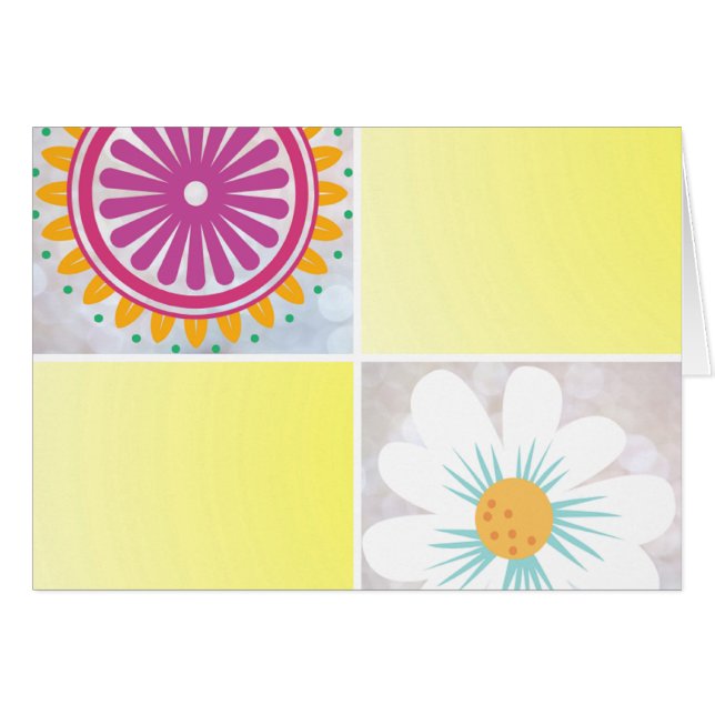 Cartão Girassol (Frente Horizontal)