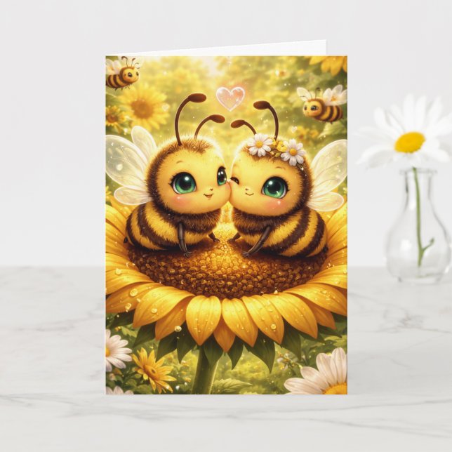 Cartão Girassol BEE Meu (Planta pequena)