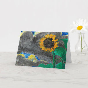 Cartão Girassol Emil Nolde