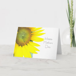 Cartão Girassol Feliz Dia das Mães