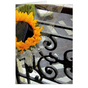 Cartão Girassol parisiense