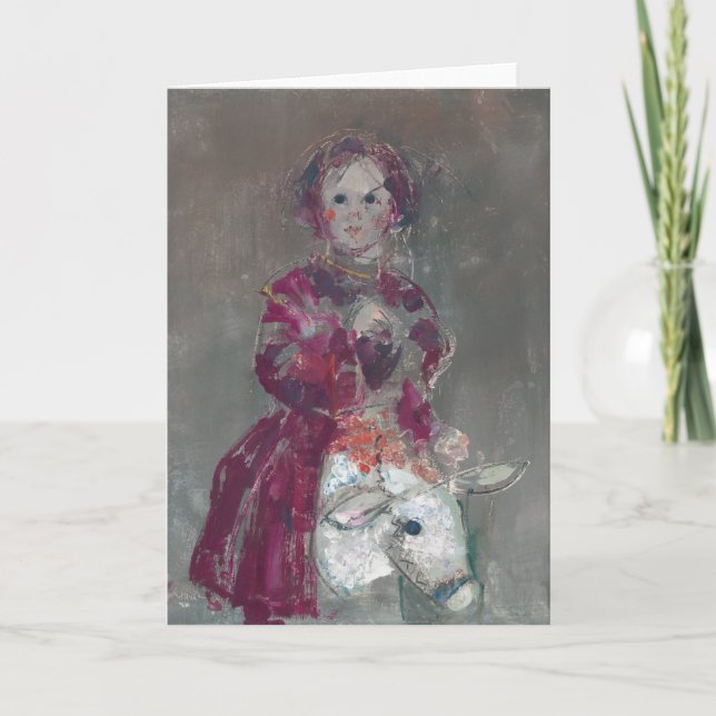 Cartão Girl at Halloween Stanislav Stanek (Frente)