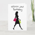 CARTÃO GIRL FRIEND U SHOP LIKE YOUR 21=30TH BIRTHDAY CARD<br><div class="desc">TURNING "21" IS SUCH A "GREAT TIME" IN ANYONE'S LIFE AND IF YOU HAVE A FRIEND,  FAMILY MEMBER OR CO-WORKER THAT IS... .HOW ABOUT THIS "CUTE CARD" FOR HER?</div>