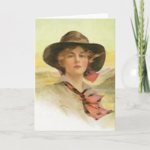 Cartão Girl Of The Golden West