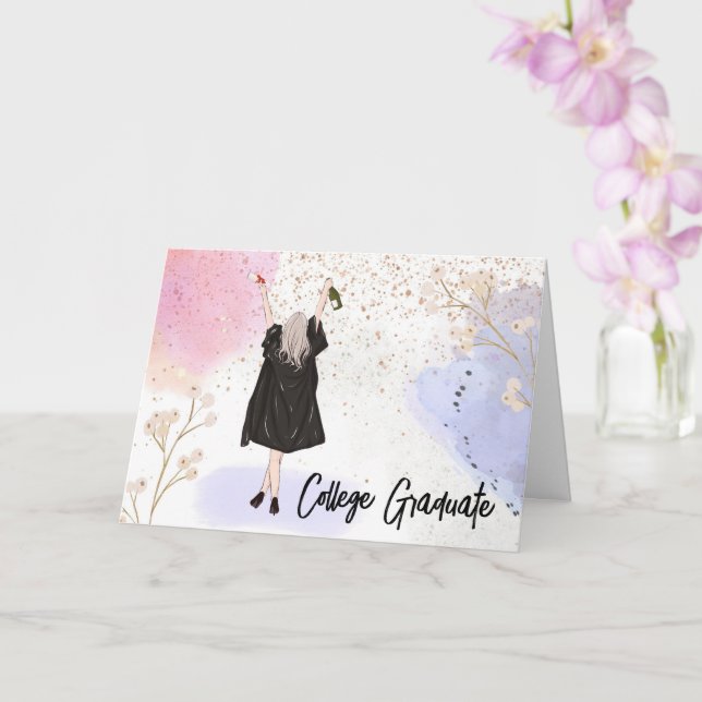 Cartão Girls Formandos (Orquídea)