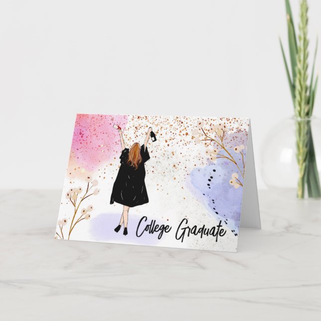 Cartão Girls Formandos (Frente)