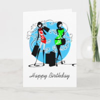 Girls girly birthday fashion friends PERSONALIZE