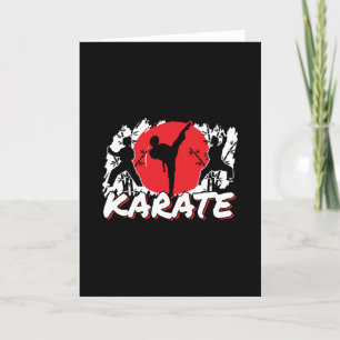 Cartão Girls Karate - Tema Japonês Patriótico