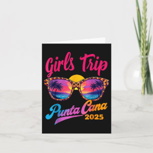 Cartão Girls Trip Punta Cana 2025 Matching Summer Vacatio