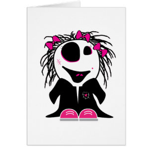 Cartão giro zombie giro