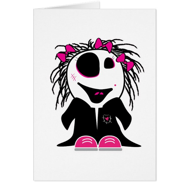 Cartão giro zombie giro (Frente)