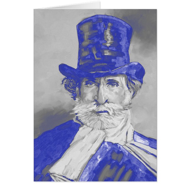 Cartão Giuseppe Verdi (Frente)