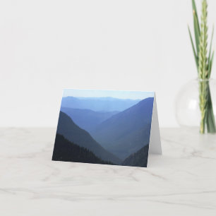 Cartão Glacier Shades of Blue Note Card