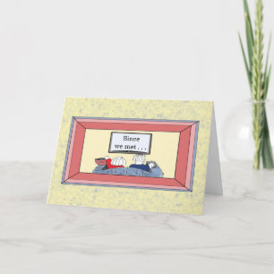 Cartão Glad We Met - Birthday