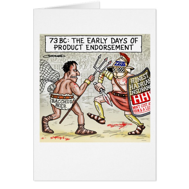 Cartão Gladiadores (Frente)