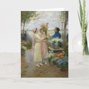 Cartão Gladiolus   Victor Gabriel Gilbert