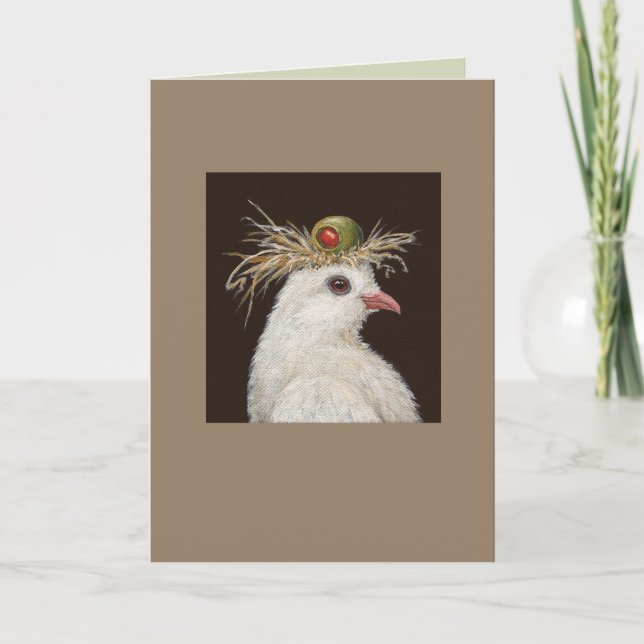 Cartão Gladys, a pomba (Frente)