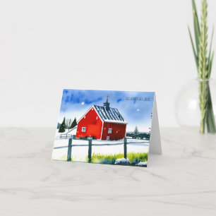 Cartão Glæ delig jul, Natal dinamarquês