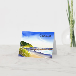 Cartão Glæ delig jul, Natal dinamarquês