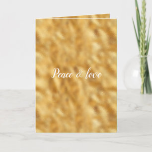 Cartão Glam Dourado personalizado