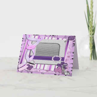 Cartão glamourous photo card