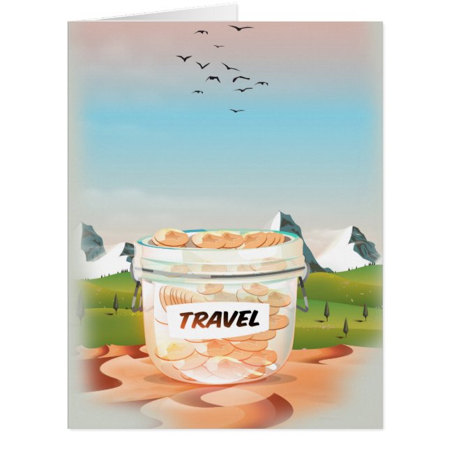 Cartão Glass Money Viagem Jar (Frente)