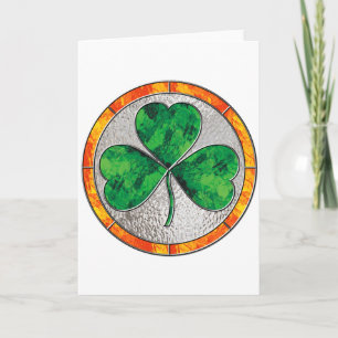 Cartão Glass Shamrock