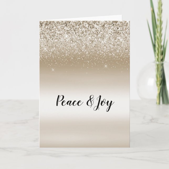 Cartão Glitz Dourada (Frente)