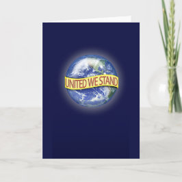 Cartão Global Unity Greeting/Note Card