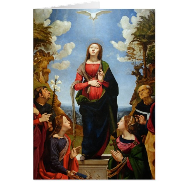 CARTÃO GLÓRIA À CONCEIÇÃO IMACULADA (Frente)