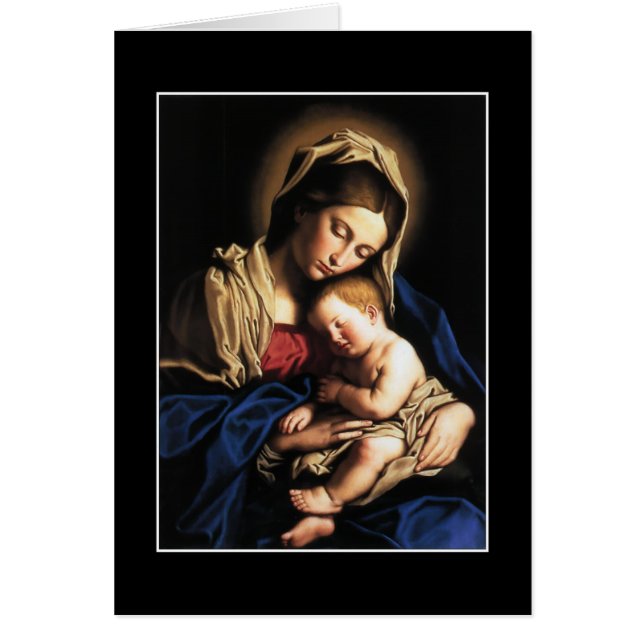 Cartão Glória A Jesus E Mary (Frente)