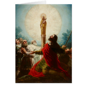 Cartão Glória À Nossa Senhora Do Pilar