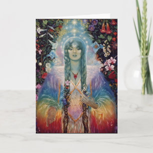 Cartão Glória da manhã por Elizabeth Kyle.