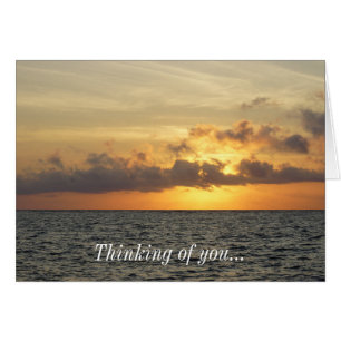 Cartão Glória Folly Praia Sunrise Pensando Em Você