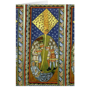 Cartão glória para hildegard de bingen