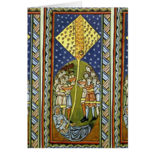 Cartão glória para hildegard de bingen (Frente)