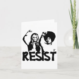 Cartão Gloria Steinem E Dorothy Pitman Hughes Resistem