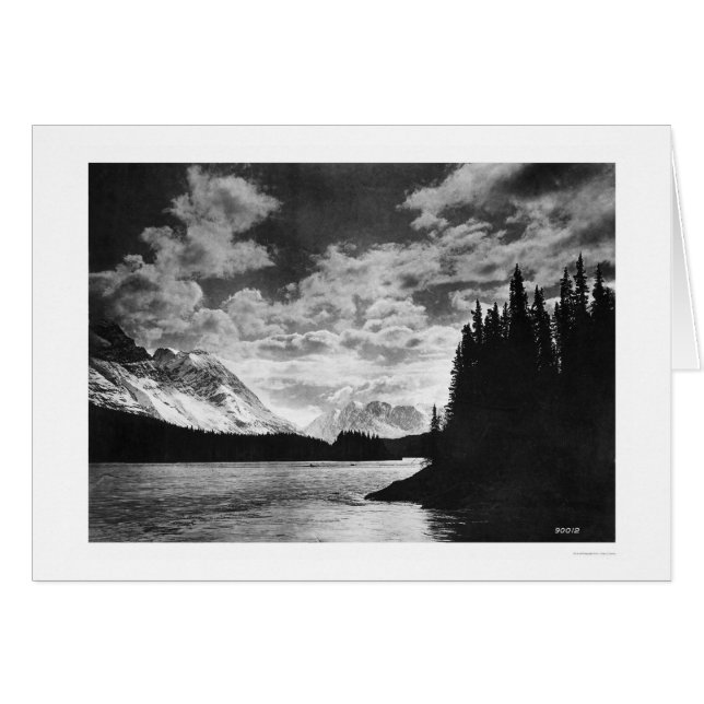 Cartão Glorious Alaska Mountain 1920 (Frente Horizontal)