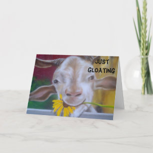 CARTÃO GLOTING GOAT "50º ANIVERSÁRIO"