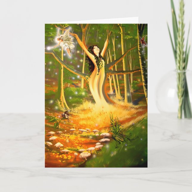 Cartão Glowing at the Faerie Ring - Greeting card by Neil (Frente)