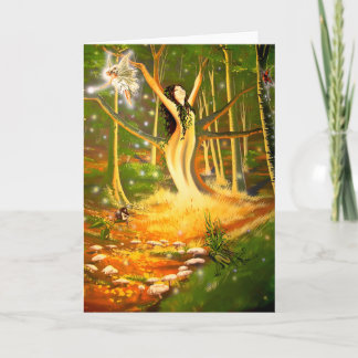 Cartão Glowing at the Faerie Ring - Greeting card by Neil